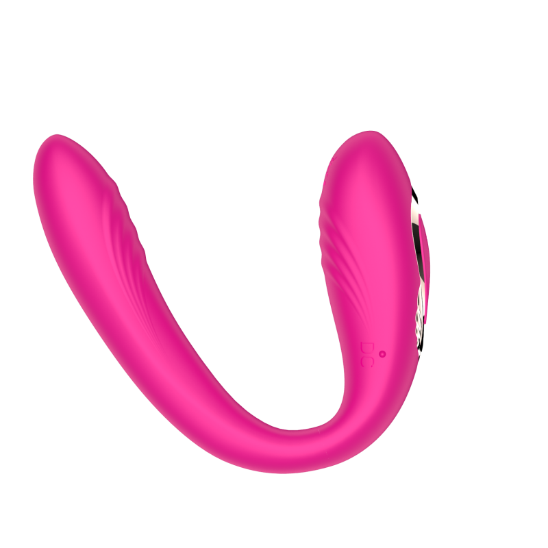 Клиторально-вагинальный вибратор с вращающейся вагинальной частью SW1096