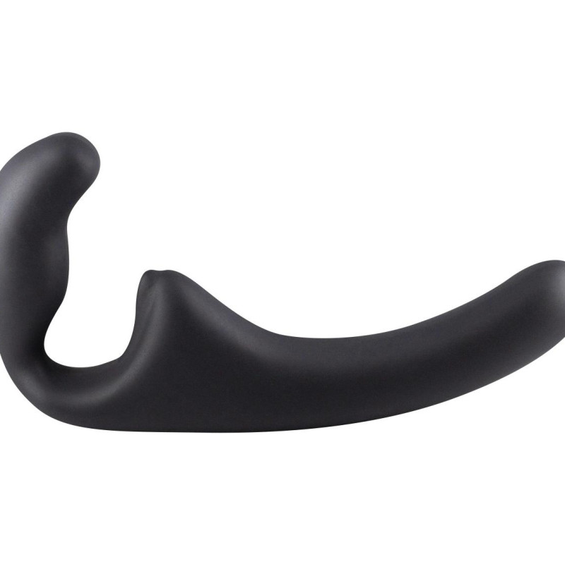 Гнущийся безремневой страпон Natural Temptation Black 5011-02lola