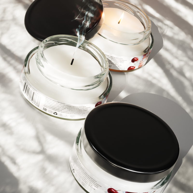 Твёрдое массажное масло SGAN Спелая вишня 50 мл 8738sg