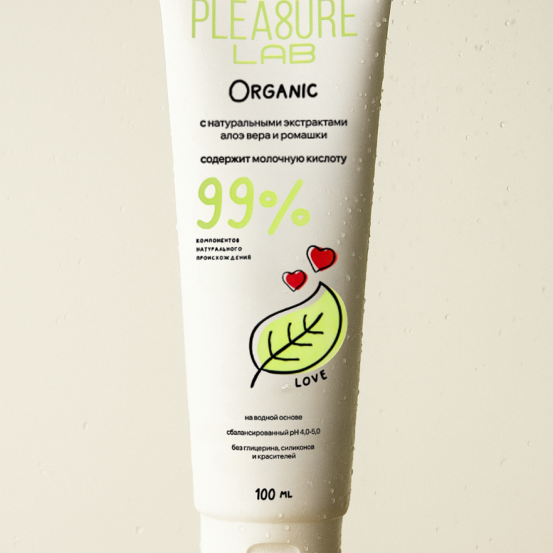 Натуральный Лубрикант Pleasure Lab Organic 100 мл 1180-01Lab