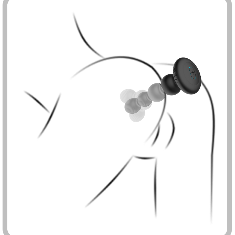 Анальная цепочка с ротацией на пульте управления SW2046