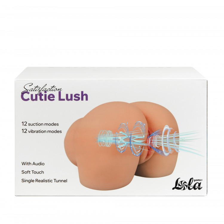 Мастурбатор с вибрацией и всасыванием Cutie Lush 2109-01lola