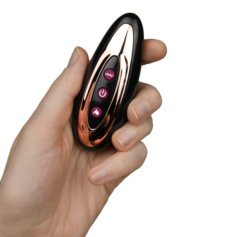 Дилдо с эффектами вибрации, вращения и пенетрации с нагревом 3476-01