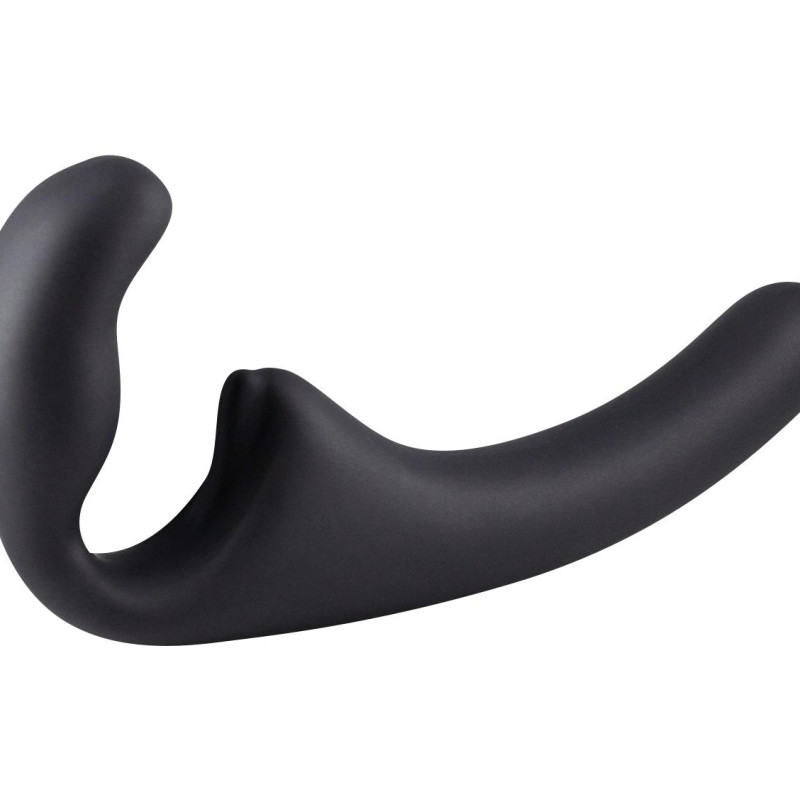 Гнущийся безремневой страпон Natural Temptation Black 5011-02lola