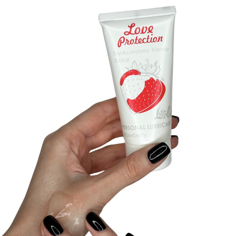 Лубрикант на Водной Основе Lola Games Love Protection Strawberry 50ml 1831-01lola