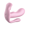 Силиконовый вибратор с тройной стимуляцией SW1001