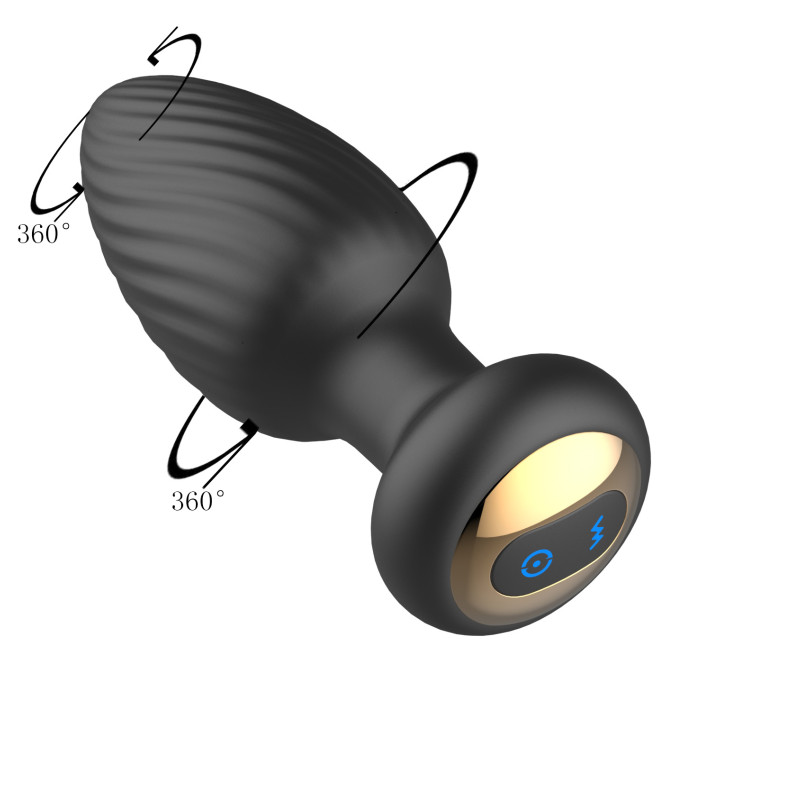 Массажер простаты с вибрацией и вращением (с пультом ДУ) SW1063