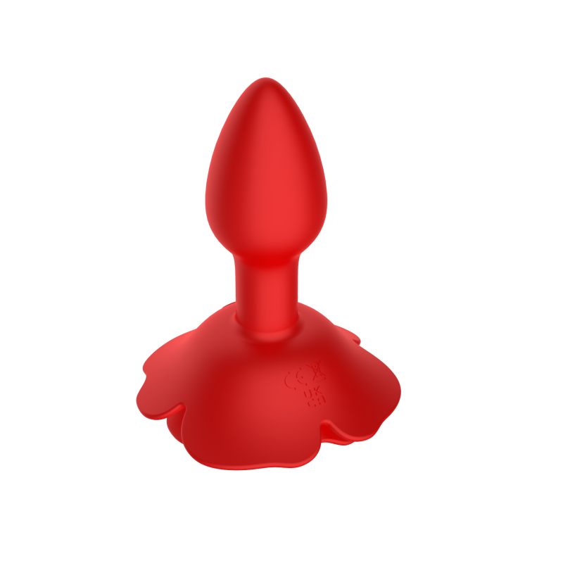 Анальный стимулятор с вибрацией в форме розы SW2033