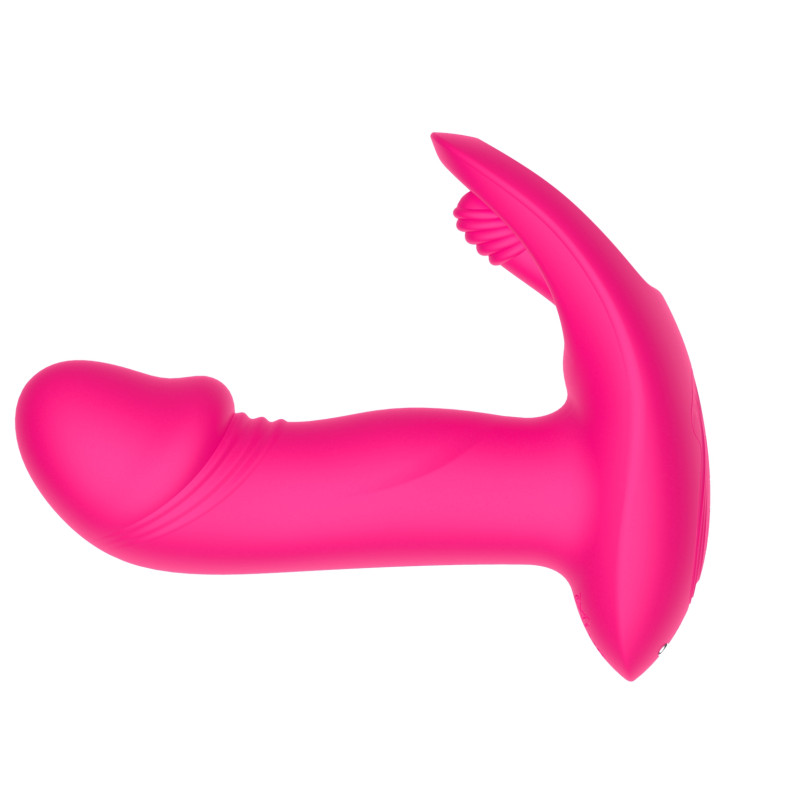 Вагинально-клиторальный вибратор c функцией фингеринга SW2034