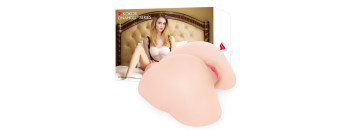 Мастурбатор-полуторс Adel Real HIPS двойной слой телесный KOKOS M01-003-10DH