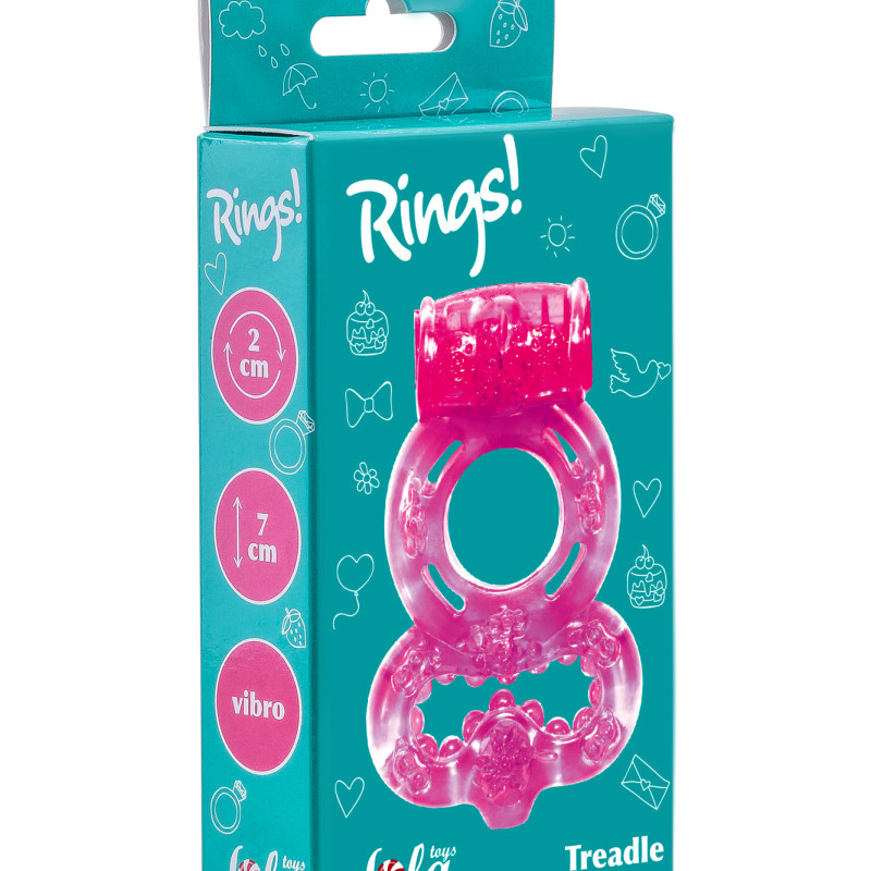 Эрекционное кольцо Rings Treadle pink 0114-63Lola