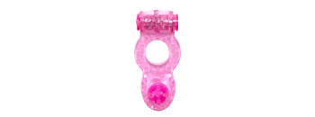 Эрекционное кольцо с вибрацией Rings Ringer pink 0114-73Lola