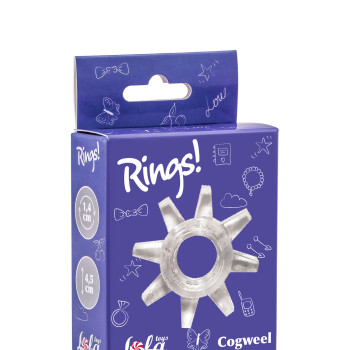 Эрекционное кольцо Rings Cogweel white 0114-90Lola