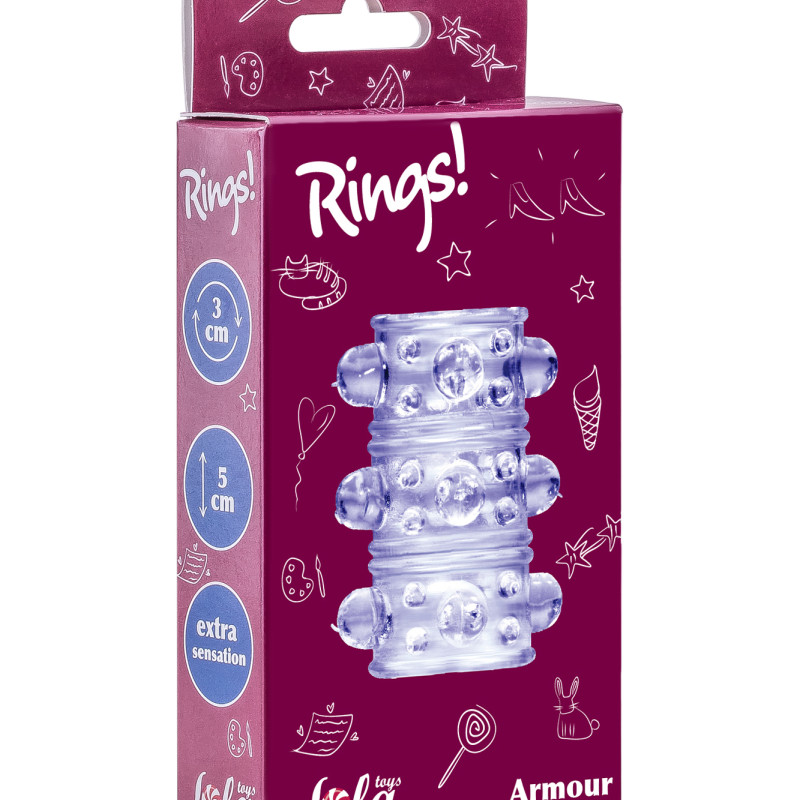 Насадка на пенис Rings Armour purple 0115-12Lola