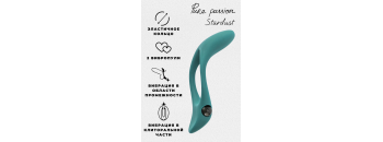 Эрекционное виброкольцо Pure Passion Stardust Green 1304-03lola