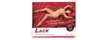 Лаковая простыня красная 250422ON