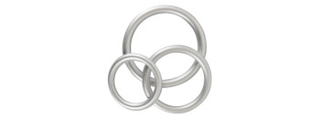 Набор силиконовых колец для пениса 537217ON