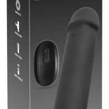 Вибрирующая насадка для пениса с хомутом для яичек и пультом управления 0550825ON