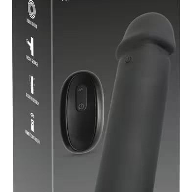 Вибрирующая насадка для пениса с хомутом для яичек и пультом управления 0550825ON