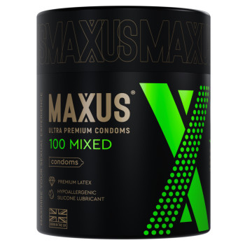 Презервативы MAXUS Mixed гладкие и текстурированные (100 шт.) 2122mx