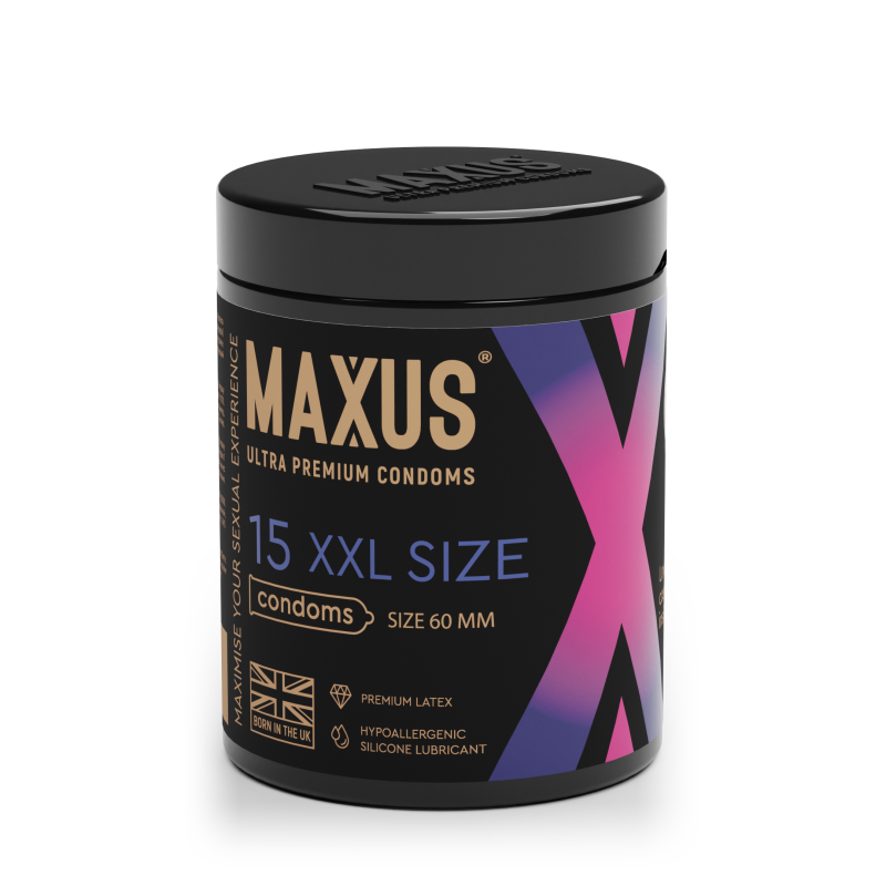 Презервативы MAXUS XXL гладкие №15 6205mx