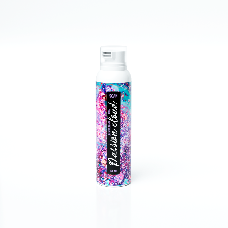 Шиммер для массажа Passion Cloud SGAN с хрустящей пенкой 150 мл 5106sg