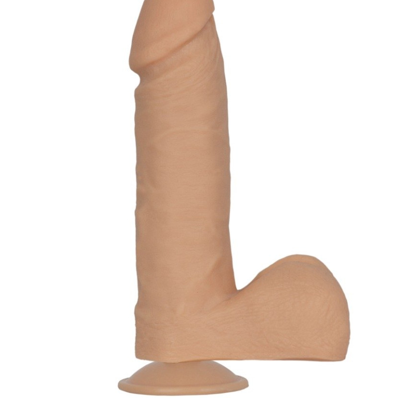 Фаллоимитатор на присоске гелевый с мошонкой 101400ru