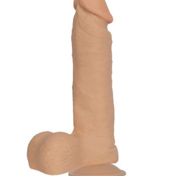 Фаллоимитатор на присоске гелевый с мошонкой 101500ru