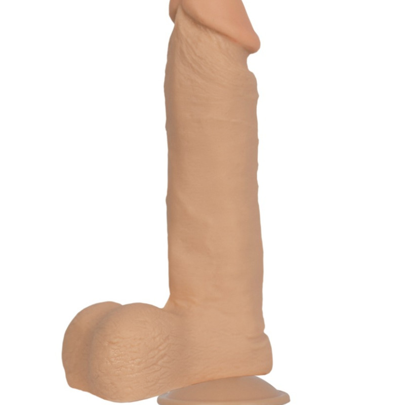 Фаллоимитатор на присоске гелевый с мошонкой 101500ru