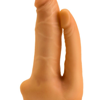 Фаллоимитатор на присоске гелевый двойной 104700ru