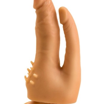 Фаллоимитатор на присоске гелевый двойной 104800ru