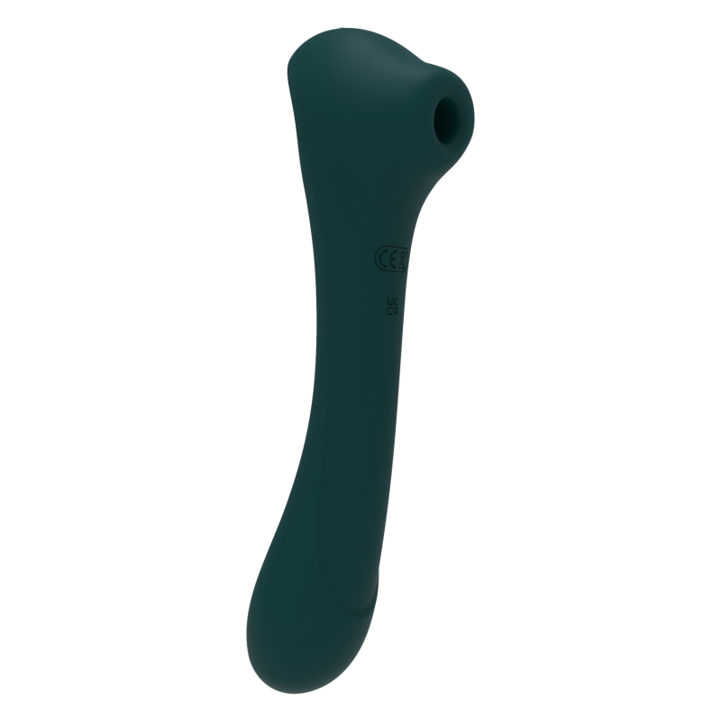 Вакуумный стимулятор New Quiver Teal 11255AL