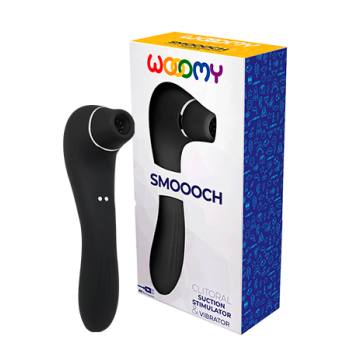 Вакуумный стимулятор Smoooch Black Clitoral Suction & Vibration 11319AL