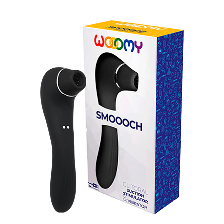 Вакуумный стимулятор Smoooch Black Clitoral Suction & Vibration 11319AL