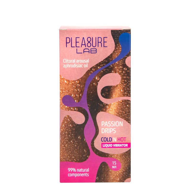 Жидкий Вибратор с Афродизиаком Pleasure Lab Passion Drips Cold n Hot 1190-02lab