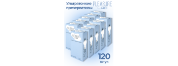 Комплект из 10 пачек презервативов ультратонких Pleasure Lab 12шт 511280-10lab