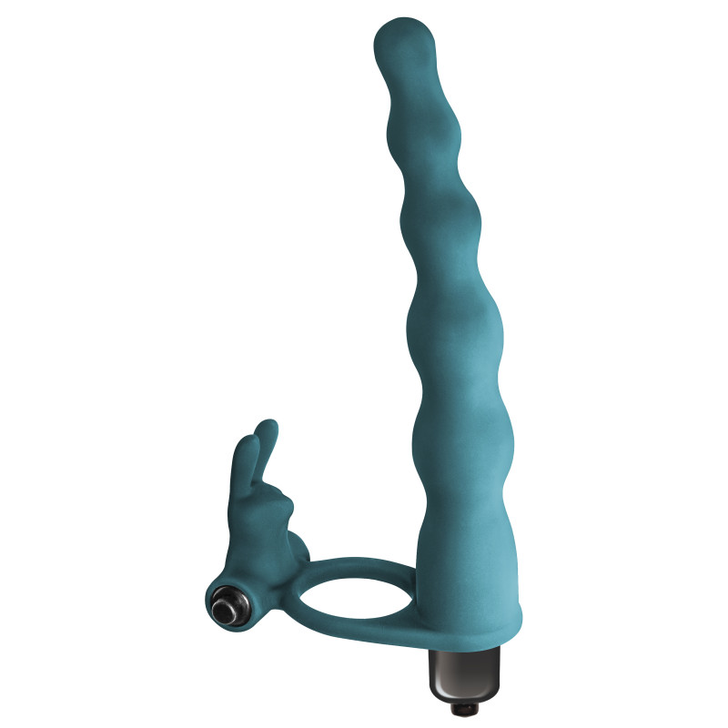 Вибронасадка для двойного проникновения Pure Passion Bunny Green 1202-03lola