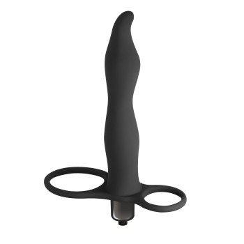 Вибронасадка для двойного проникновения Pure Passion Flirtini black 1204-01lola