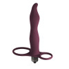 Вибронасадка для двойного проникновения Pure Passion Flirtini Wine red 1204-02lola