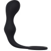 Эрекционное кольцо с анальной пробкой Double Pleasure Anal Plug Black 4217-01Lola