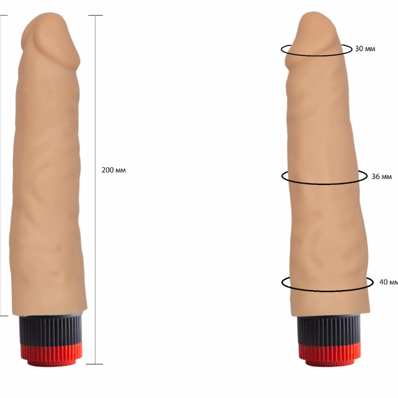 Вибратор гелевый 117100ru