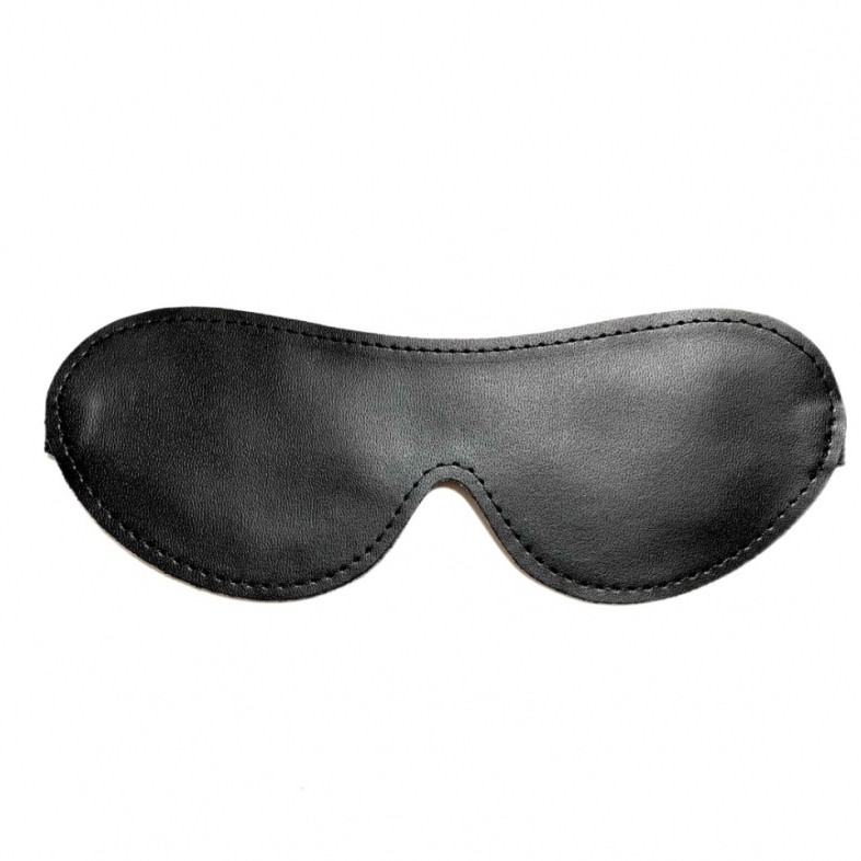 Маска на глаза из эко-кожи красная 50002ars