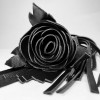 Плеть Чёрная Роза с Кожаными Хвостами 40 см. 54075ars