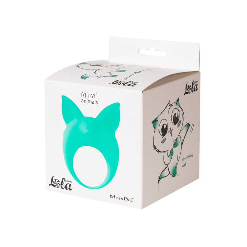 Стимулятор клитора Mimi Animals Kitten Kyle Green 7000-01lola