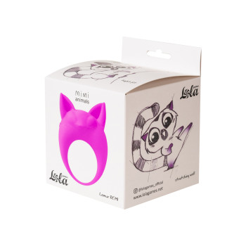 Стимулятор клитора Mimi Animals Lemur Remi Purple 7000-15lola