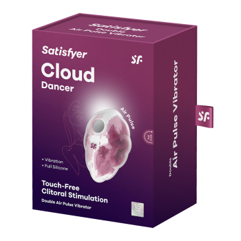 Вакуумный массажер Satisfyer Cloud Dancer red 049687SA
