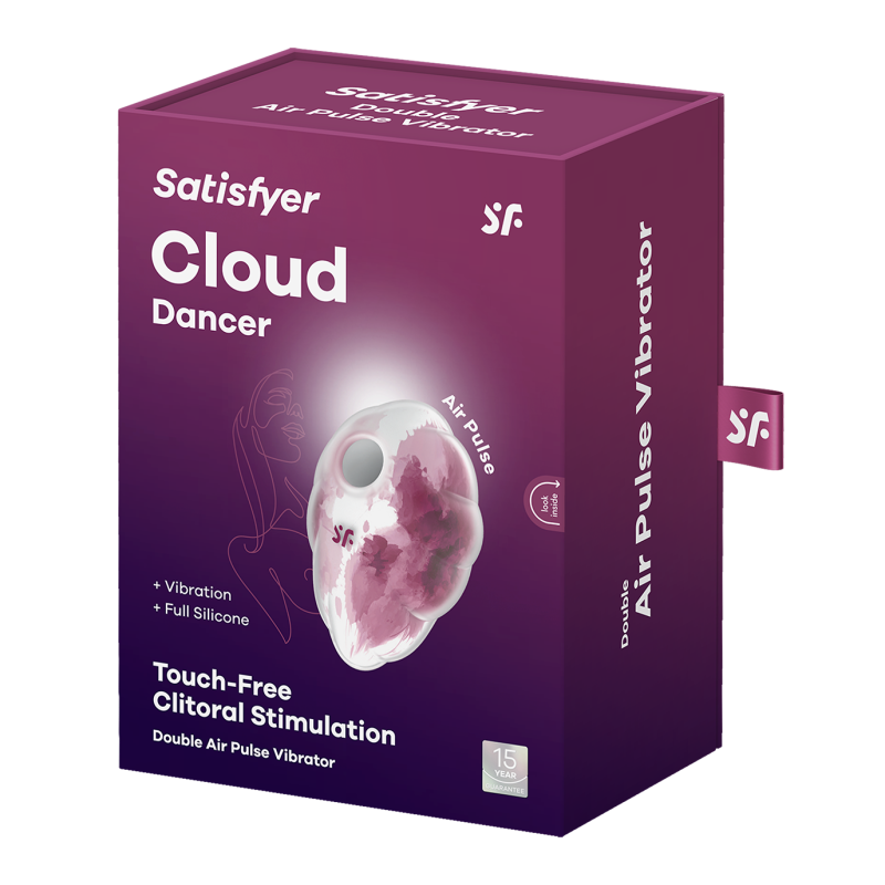 Вакуумный массажер Satisfyer Cloud Dancer red 049687SA
