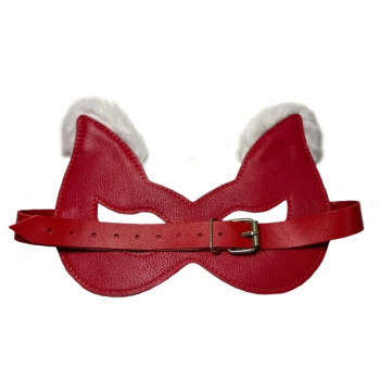 Маска из Натуральной Кожи Red 20022ars