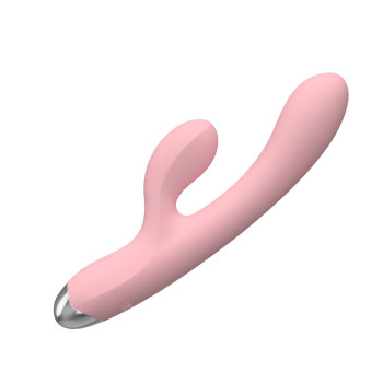 Силиконовый вибратор-кролик розовый SW3012P