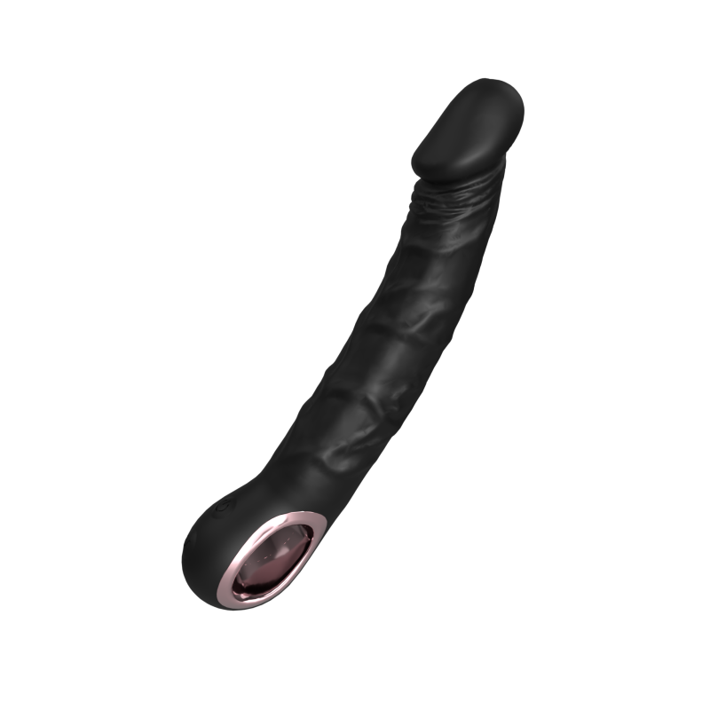 Силиконовый вибратор черный SW3020Black